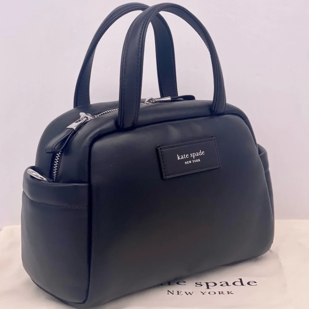 Kate Spade Puffed Satchel NWT Crossbody Black